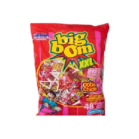 آبنبات توت فرنگی 48 عددی بیگ بوم Big Bom