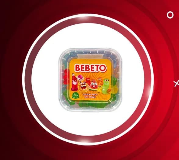 پاستیل سطلی مدل خرسی 150 گرمی ببتو Bebeto — تصویر ۲