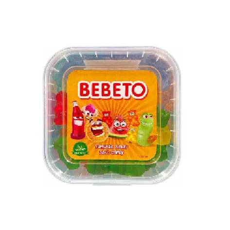 پاستیل سطلی مدل خرسی 150 گرمی ببتو Bebeto