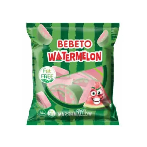 پاستیل مارشمالو هندوانه 275 گرمی ببتو Bebeto