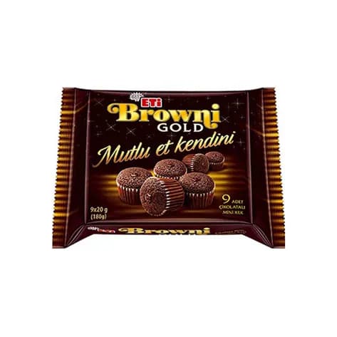 مینی کیک براونی مدل گلد اتی Eti Browni