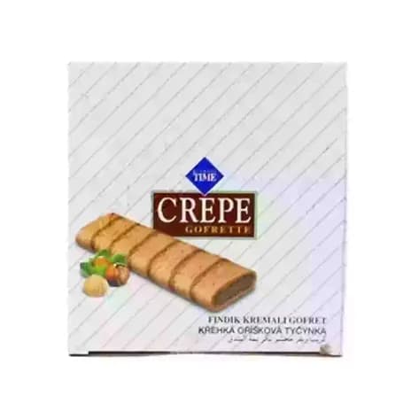 بیسکوییت فندق 24 عددی کرپ تایم Time Crepe Gofrette