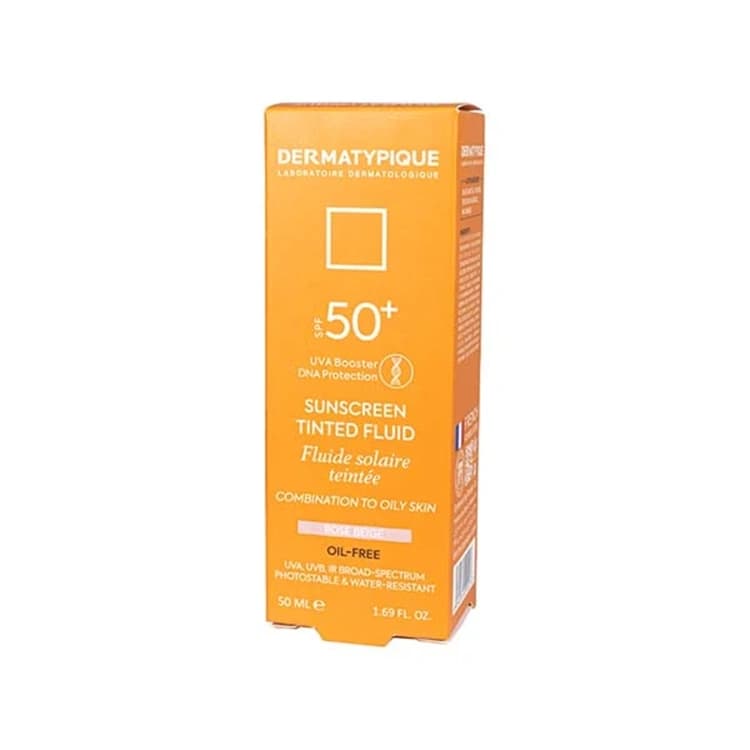 کرم ضد آفتاب DERMATYPIQUE مدل Tinted Fluid حجم 50 میلی لیتر — تصویر ۲