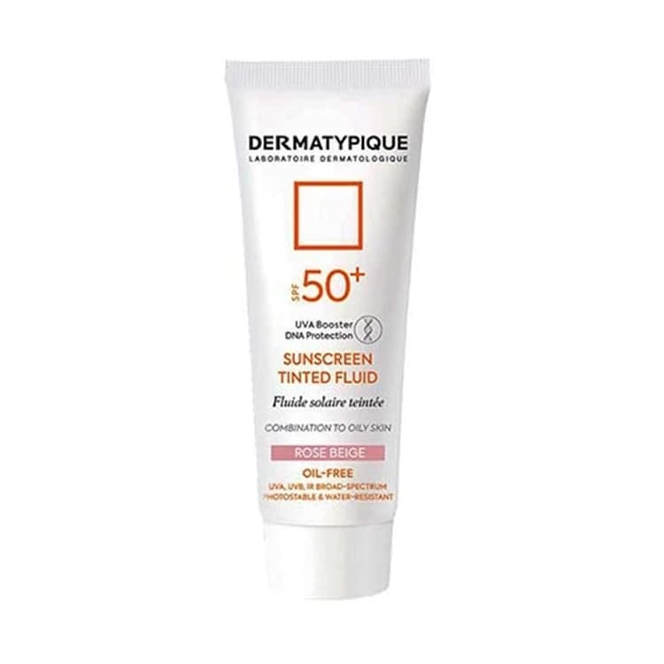 کرم ضد آفتاب DERMATYPIQUE مدل Tinted Fluid حجم 50 میلی لیتر