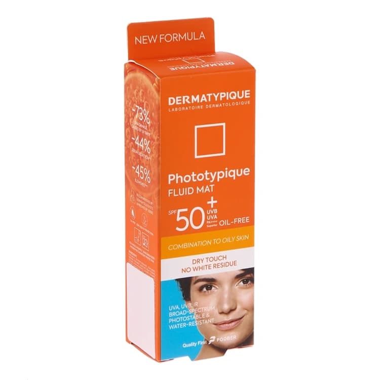 کرم ضد آفتاب DERMATYPIQUE مدل Phototypique Fluid Mat حجم 50 میلی لیتر — تصویر ۴