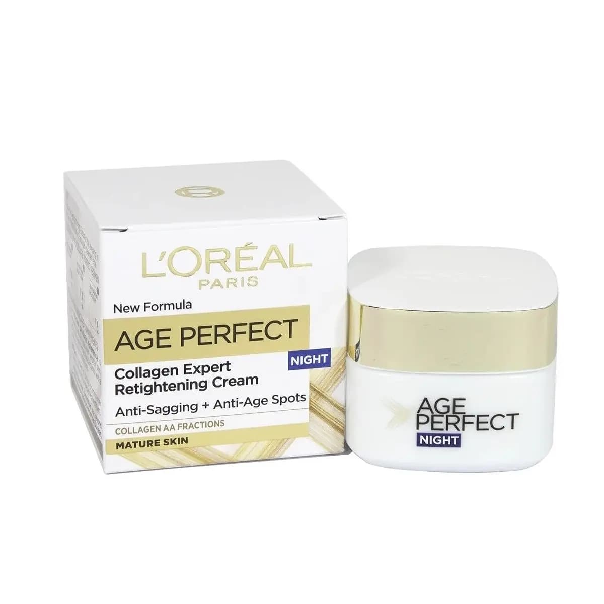 کرم ایج پرفکت لورال شب Loreal Age Perfect
