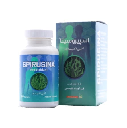 قرص اسپیروسینا برند سینا فرآور 100 عددی
