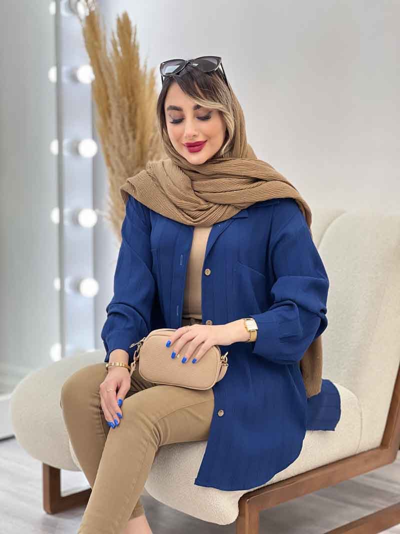 مانتو دو جیب ماهسو کد 4952 — تصویر ۶