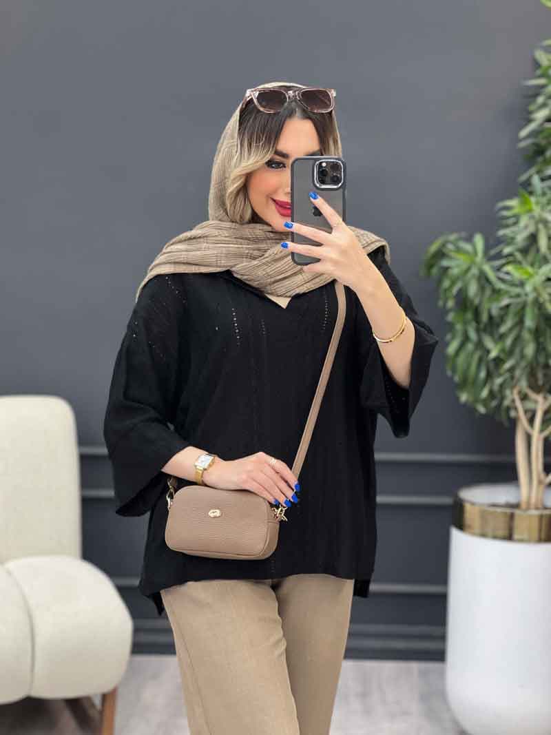 شومیز جلو بسته هلما کد 4878 — تصویر ۷