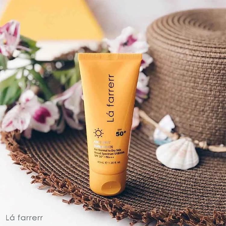 کرم ضد آفتاب L’a farrerr مدل Anti Spot SPF 50 Normal To Dry حجم 40 میلی لیتر — تصویر ۶