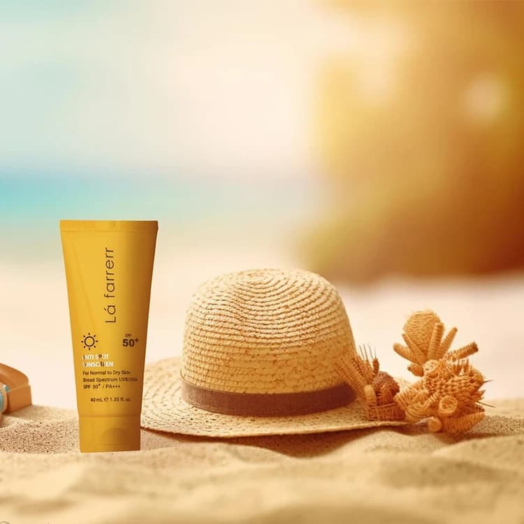 کرم ضد آفتاب L’a farrerr مدل Anti Spot SPF 50 Normal To Dry حجم 40 میلی لیتر — تصویر ۵