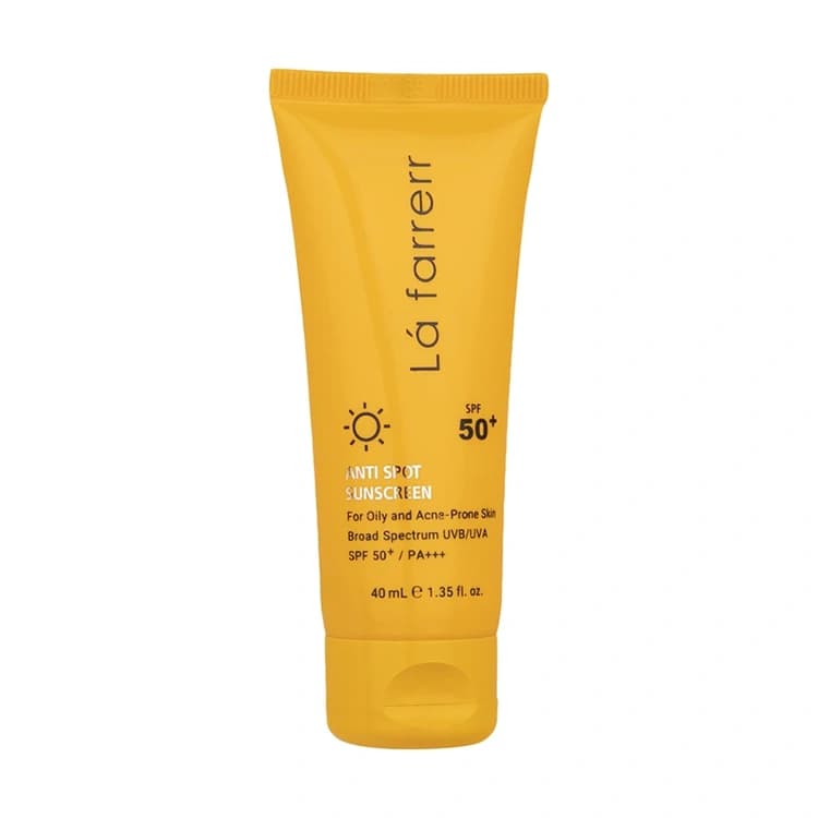 کرم ضد آفتاب L’a farrerr مدل Anti Spot SPF 50 Oily حجم 40 میلی لیتر
