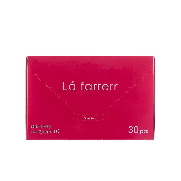 پد لایه بردار L’a farrerr مدل Clarifying Wipes 6 بسته 30 عددی — تصویر ۴