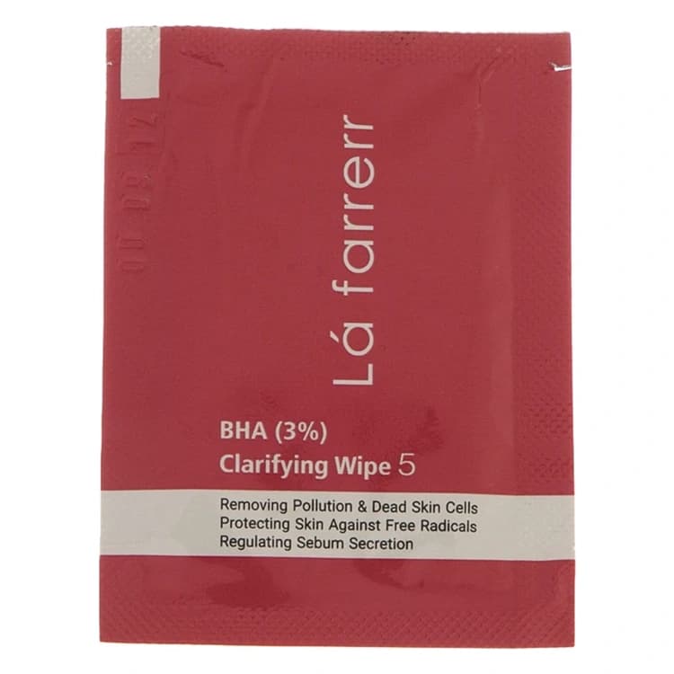 پد لایه بردار L’a farrerr مدل Clarifying Wipes 5 بسته 30 عددی