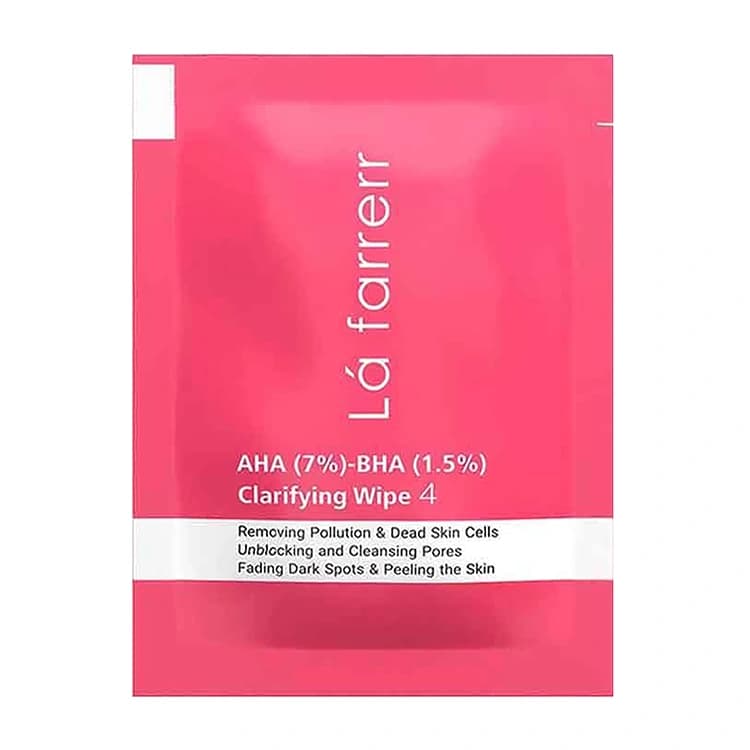 پد لایه بردار L’a farrerr مدل Clarifying Wipes 4 بسته 30 عددی