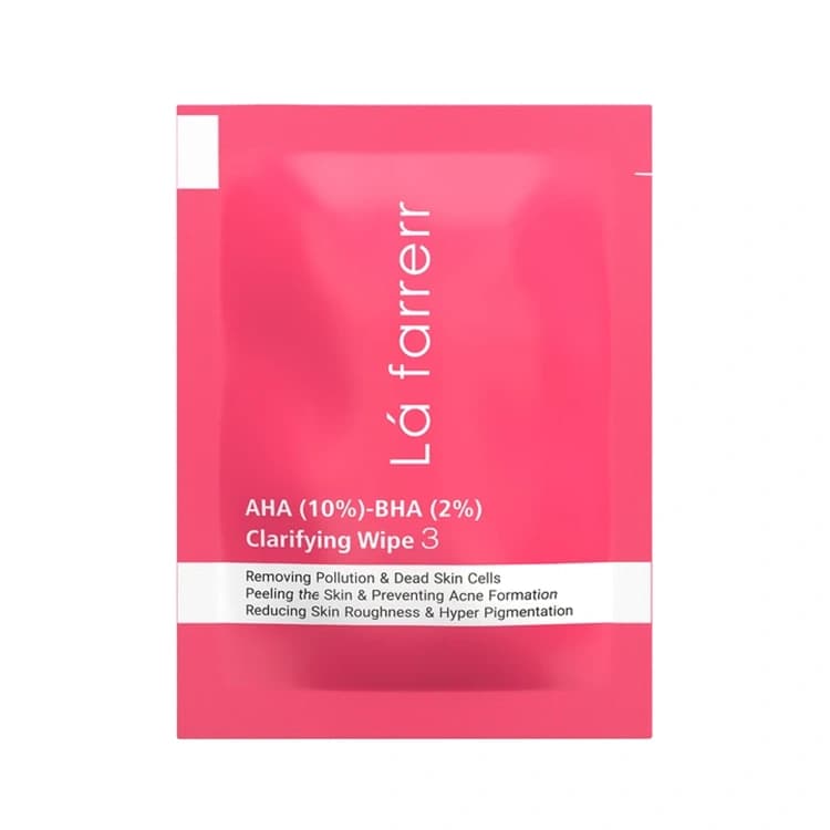 پد لایه بردار L’a farrerr مدل Clarifying Wipes 3 بسته 30 عددی
