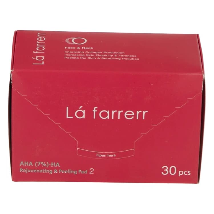 پد لایه بردار L’a farrerr مدل Rejuvenating Wipes 2 بسته 30 عددی — تصویر ۳