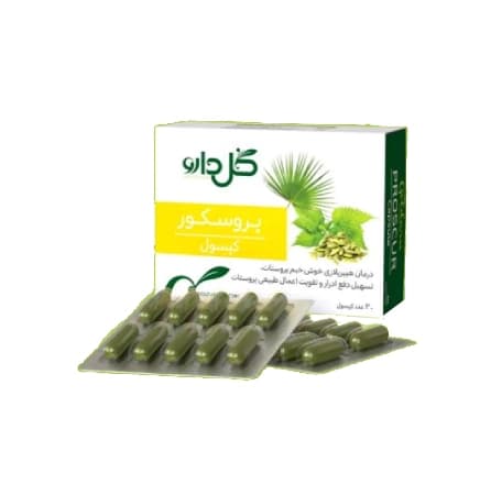 کپسول پروستات پروسکور گل دارو 30 عددی
