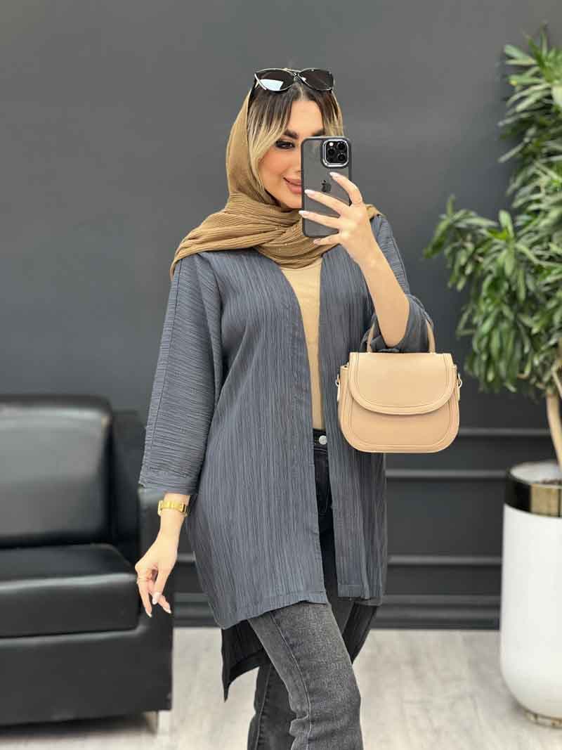 مانتو کراش پانچ جلو باز کد 4657 — تصویر ۸