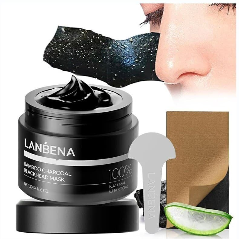 چسب بینی کاسه ای لانبنا اصل حاوی ذغال و بامبو LANBENA — تصویر ۲