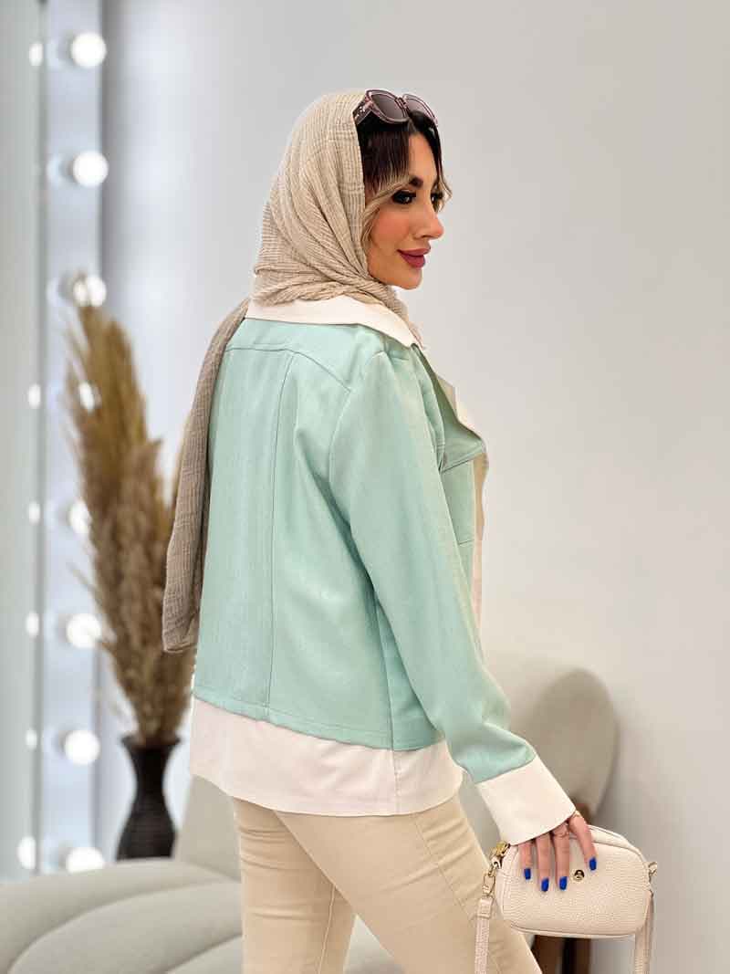 کت ترکیبی لمه دار کد 4745 — تصویر ۶