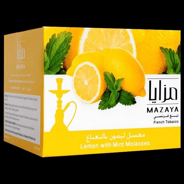 تنباکو قلیان مزایا لیمو نعنا Mazaya lemon mint hookah tobacco — تصویر ۳