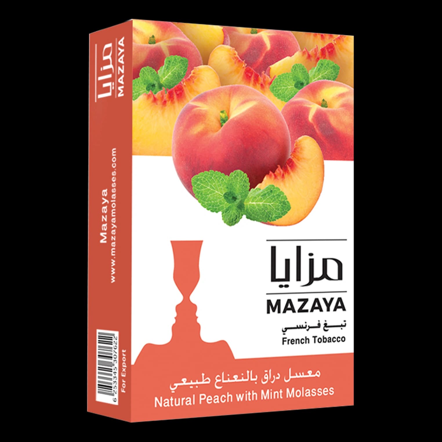 تنباکو قلیان مزایا هلو نعنا Mazaya peach mint hookah tobacco