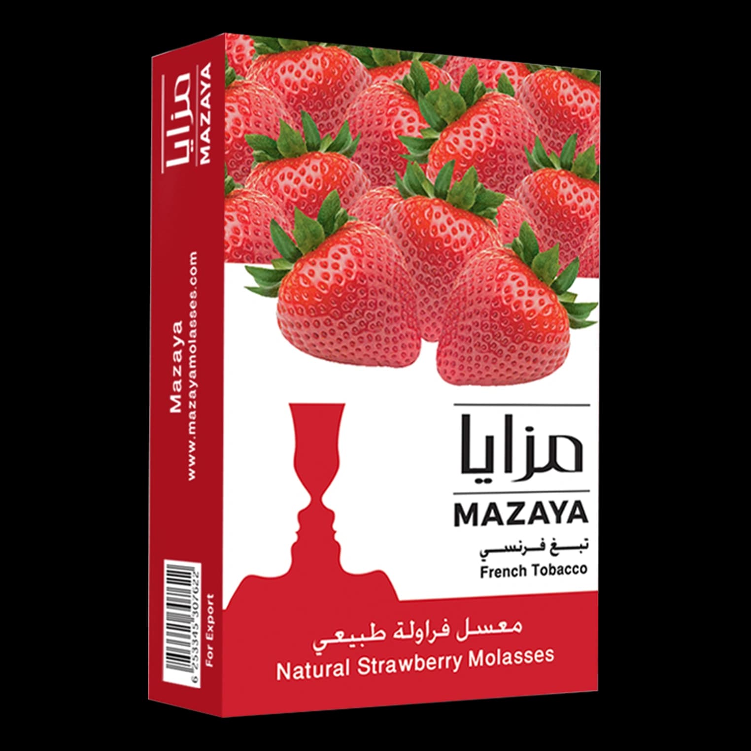 تنباکو قلیان مزایا توت فرنگی Mazaya strawberry hookah tobacco