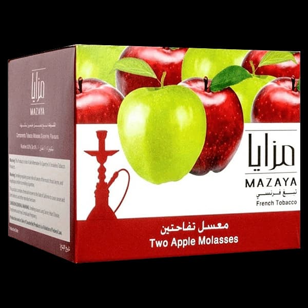 تنباکو قلیان مزایا دوسیب Mazaya two apples hookah tobacco — تصویر ۲