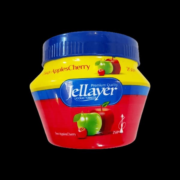 تنباکو قلیان جلایر دوسیب آلبالو Jellayer two apples cherry hookah tobacco