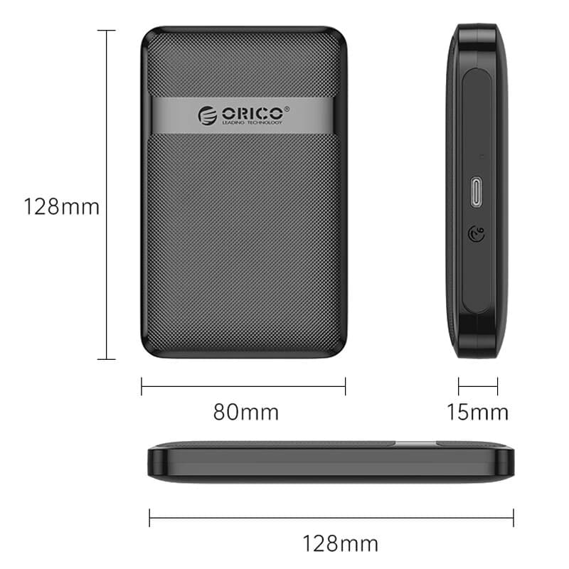 باکس هارد 2.5 اینچی HDD/SSD اوریکو 2577C3-V1 — تصویر ۵