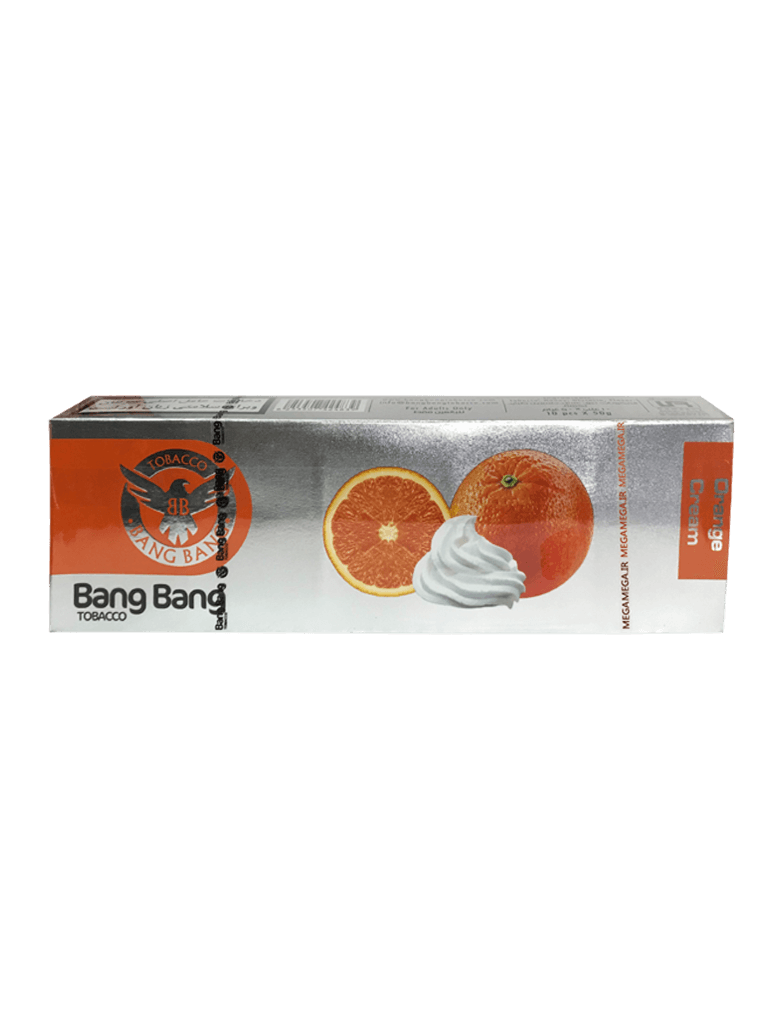 تنباکو قلیان بنگ بنگ پرتقال خامه Bang bang orange ceam hookah tobacco