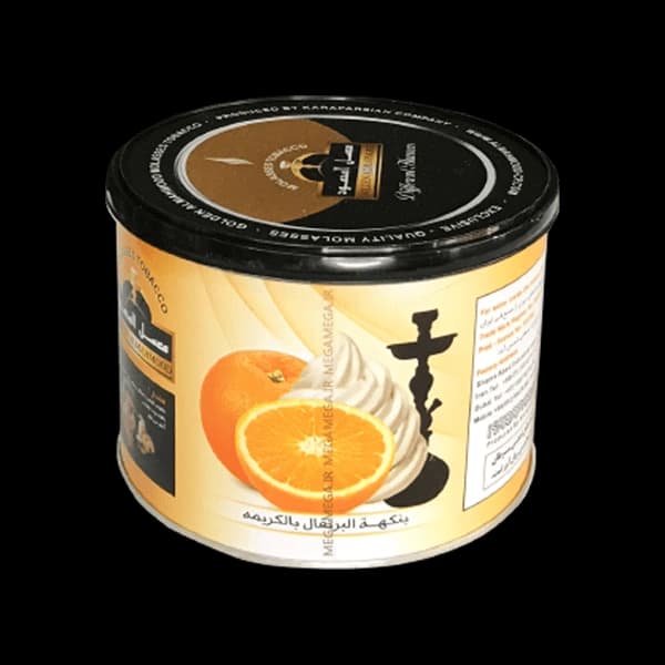 تنباکو قلیان المحمود پرتقال خامه Almahmood orange cream hookah tobacco