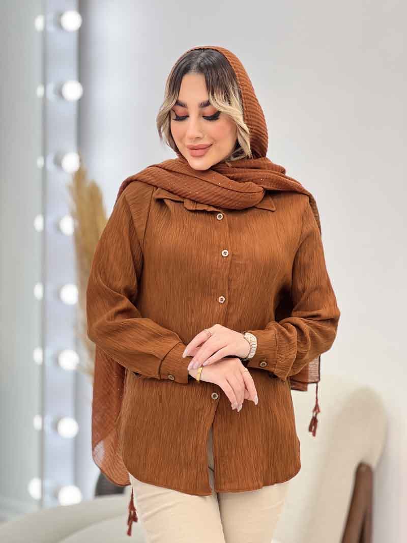 شومیز پایین هلال کد 4683 — تصویر ۲