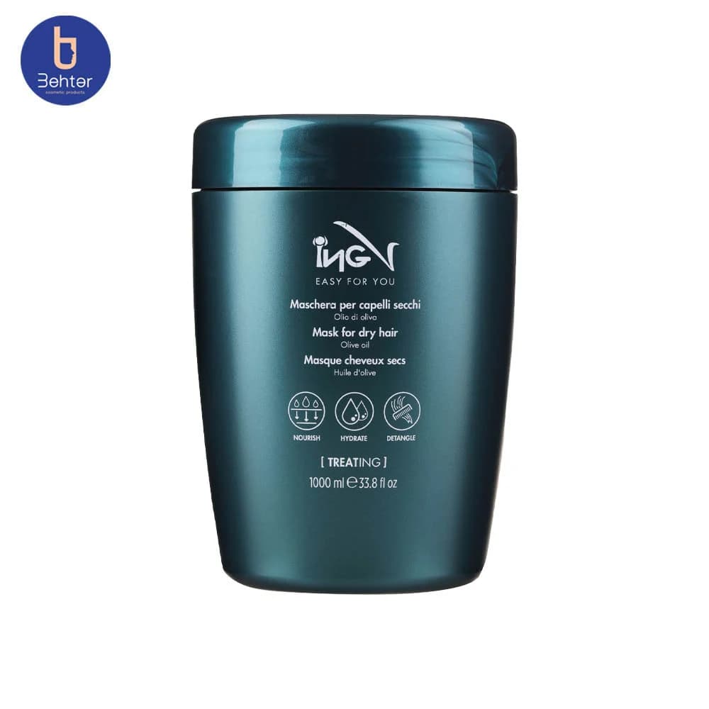 ماسک مو مخصوص موهای خشک ING حجم 1000لیتر ING Hair Mask For Dry Hair ,1000Ml