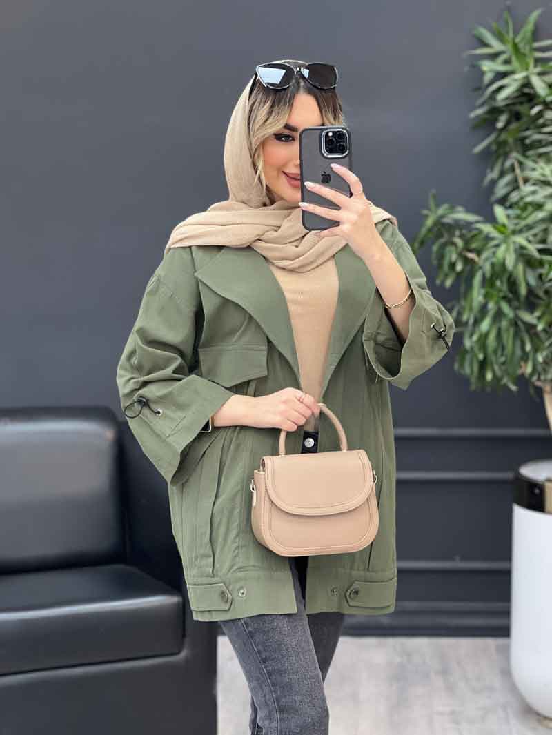 مانتو لینن پشت قیطان دوزی کد 4446 — تصویر ۶