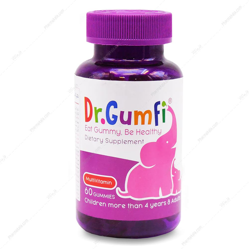 پاستیل مولتی ویتامین دکتر گامفی Dr.Gumfi زیست تخمیر 60 عددی