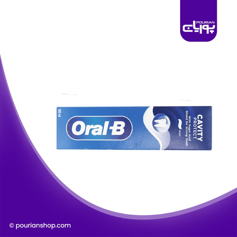 خمیر دندان اورال بی مدل OralB cavityحجم 100میل — تصویر ۲