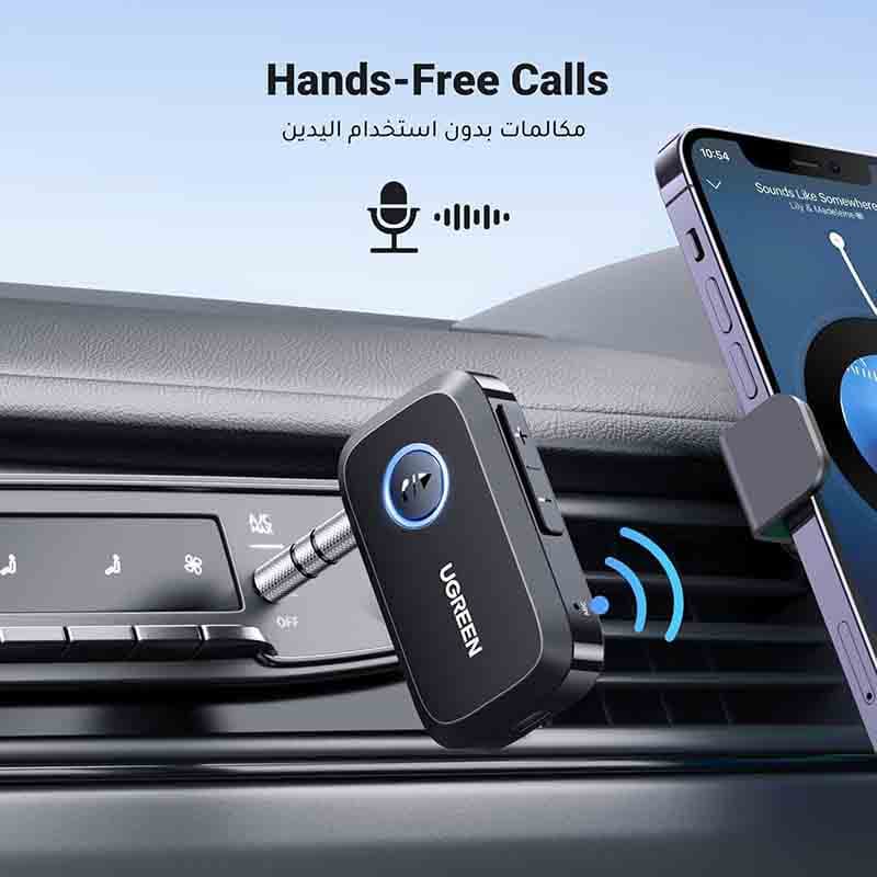 گیرنده صدا بلوتوثی خودرو برند UGREEN CM596 — تصویر ۳