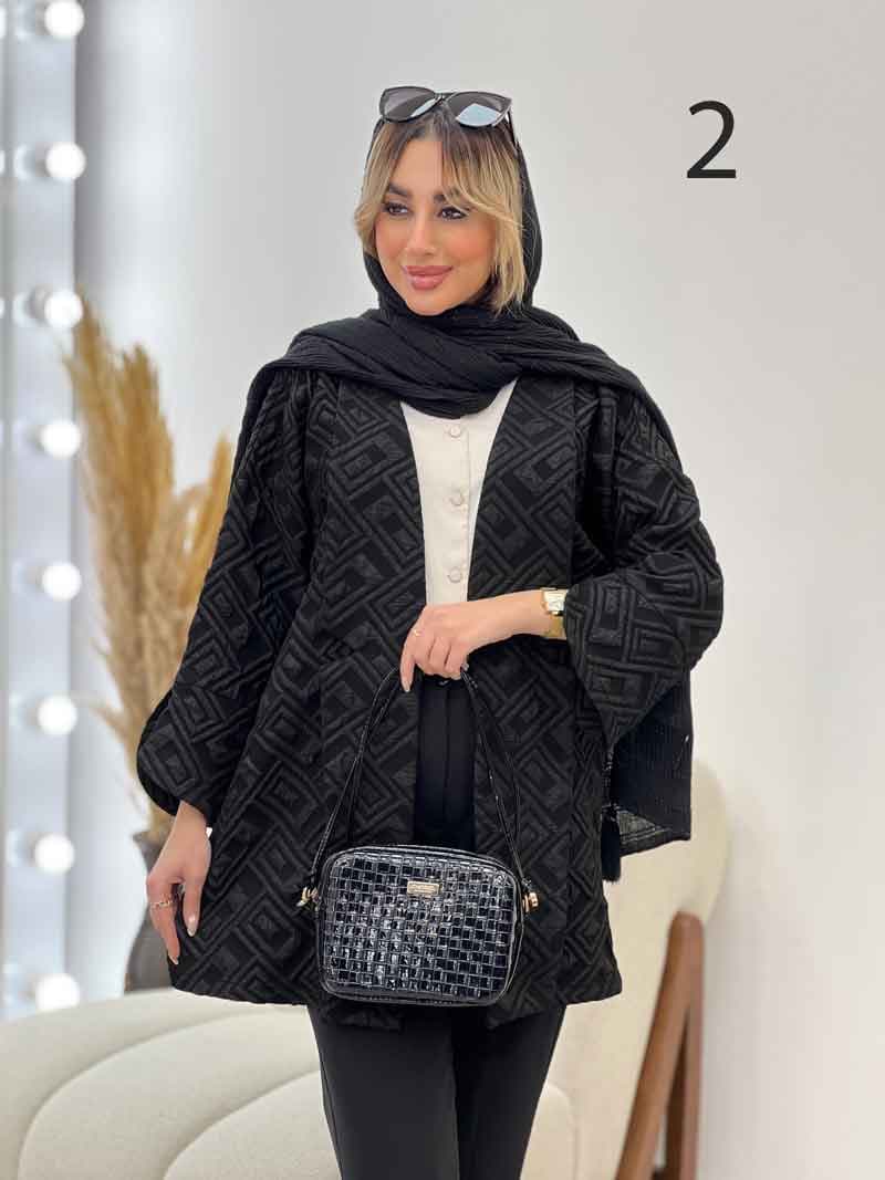 مانتو فکورا آستین لاله کد 4574