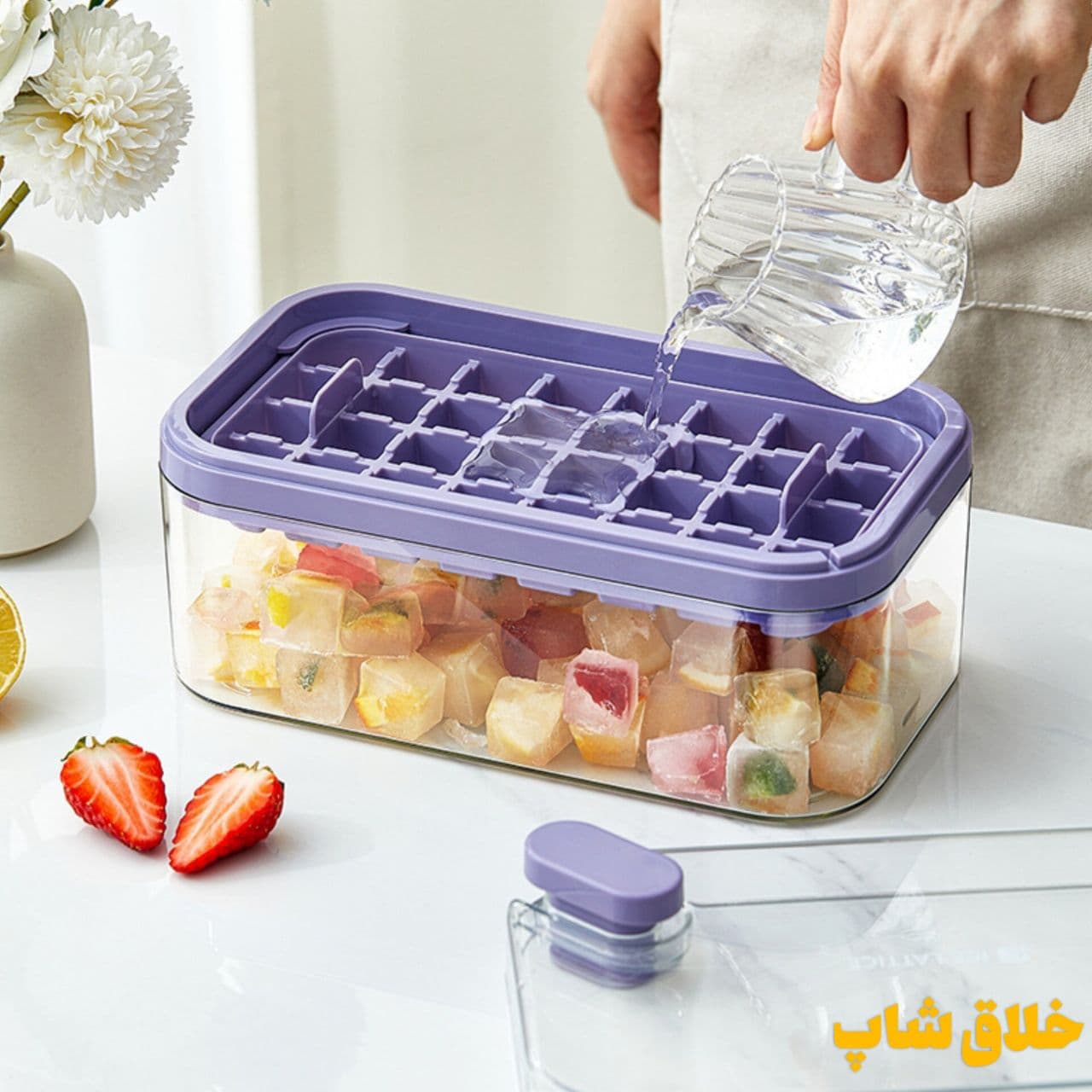 یخ ساز و قالب یخ مخزن دار اتوماتیک — تصویر ۴