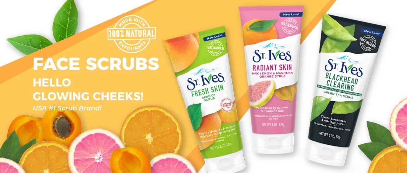 اسکراب لیموی صورتی و ماندارین سنت ایوز ST Ives — تصویر ۴