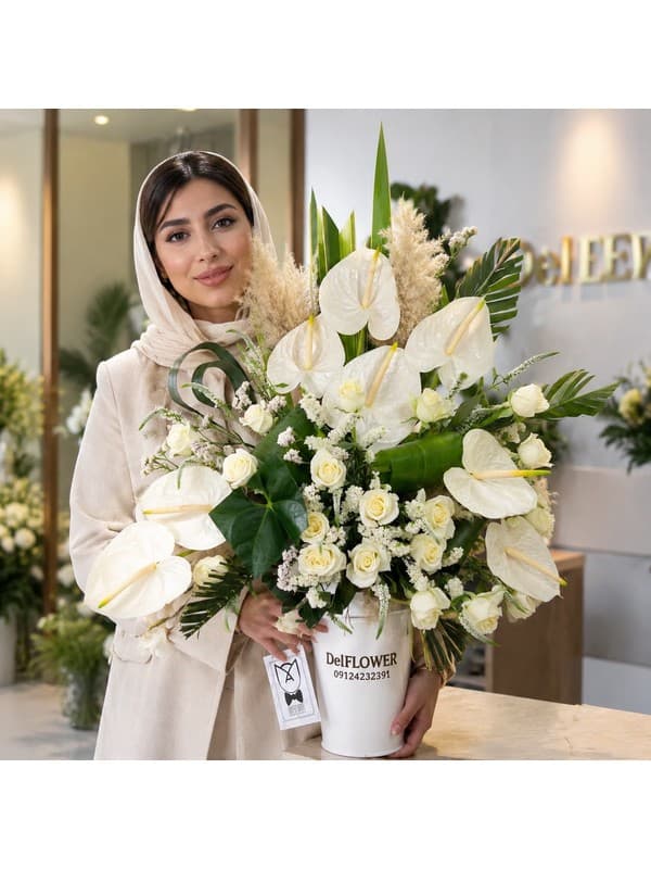 باکس گل خاص برای هدیه مدیریتی