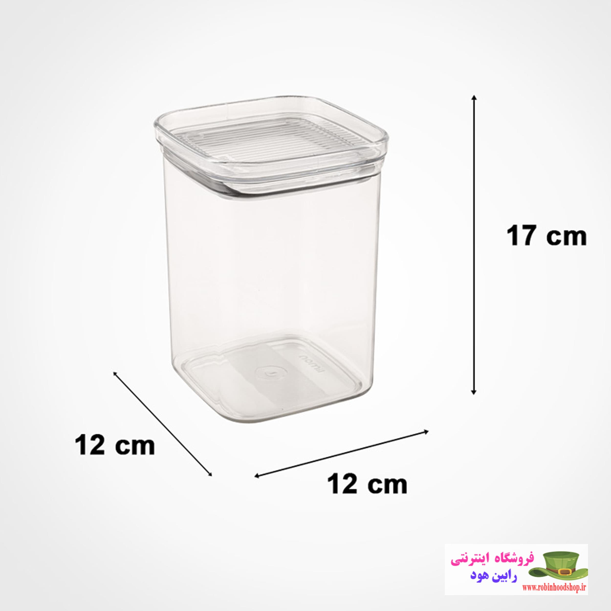 بانکه مربع رویال درب شفاف 2 — تصویر ۲