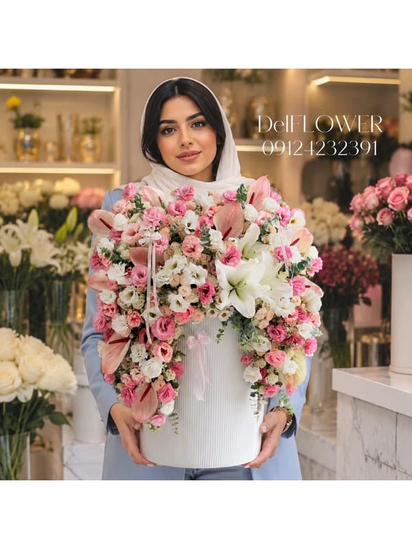 باکس گل تبریک 7809