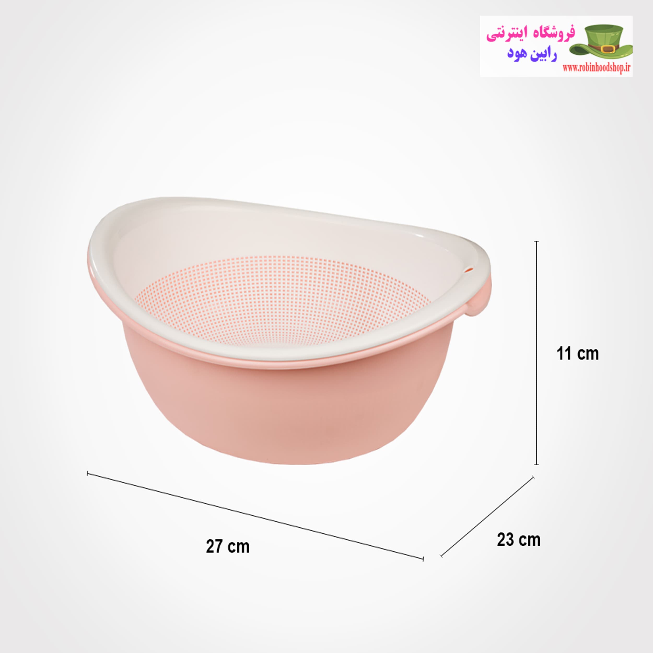 سبد و آبکش بیضی سایز 4 — تصویر ۴