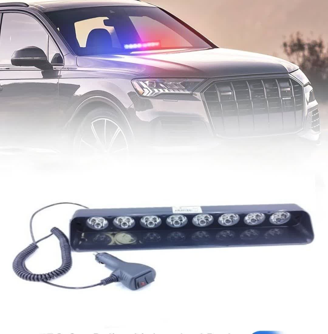 چراغ پلیسی پشت شیشه مدل S10 کد 8575 — تصویر ۲