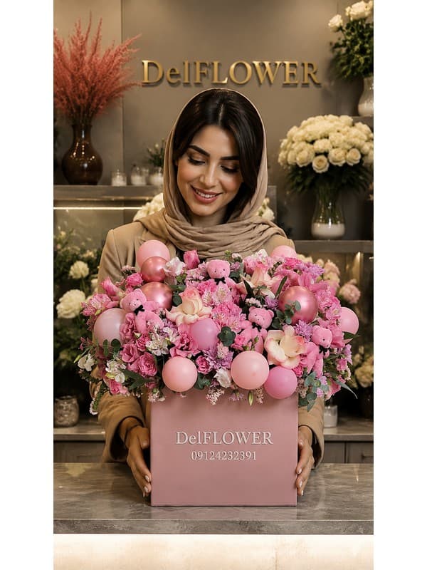 باکس گل تولد 6029