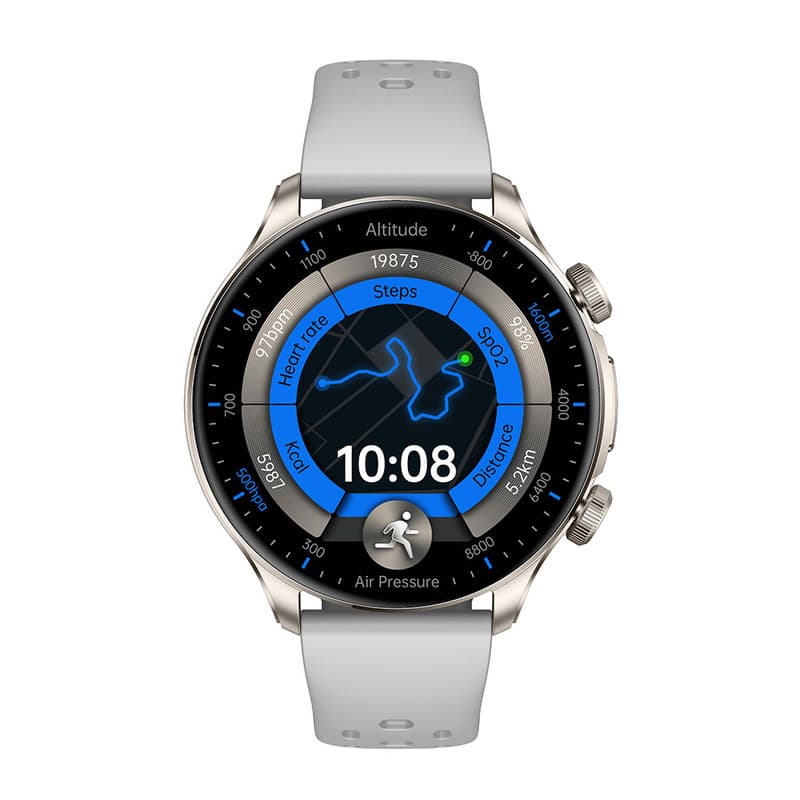 ساعت هوشمند 48 میلی‌متری ژوبیتر مدل jWatch S610 با GPS، پشتیبانی از تماس بلوتوثی و 170 حالت ورزشی همراه با بند سیلیکونی — تصویر ۹