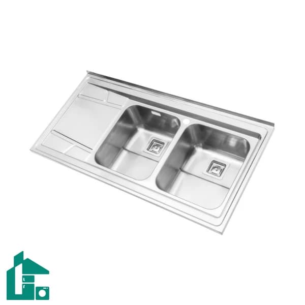 سینک دو لگنه فانتزی 738 روکار استیل البرز
